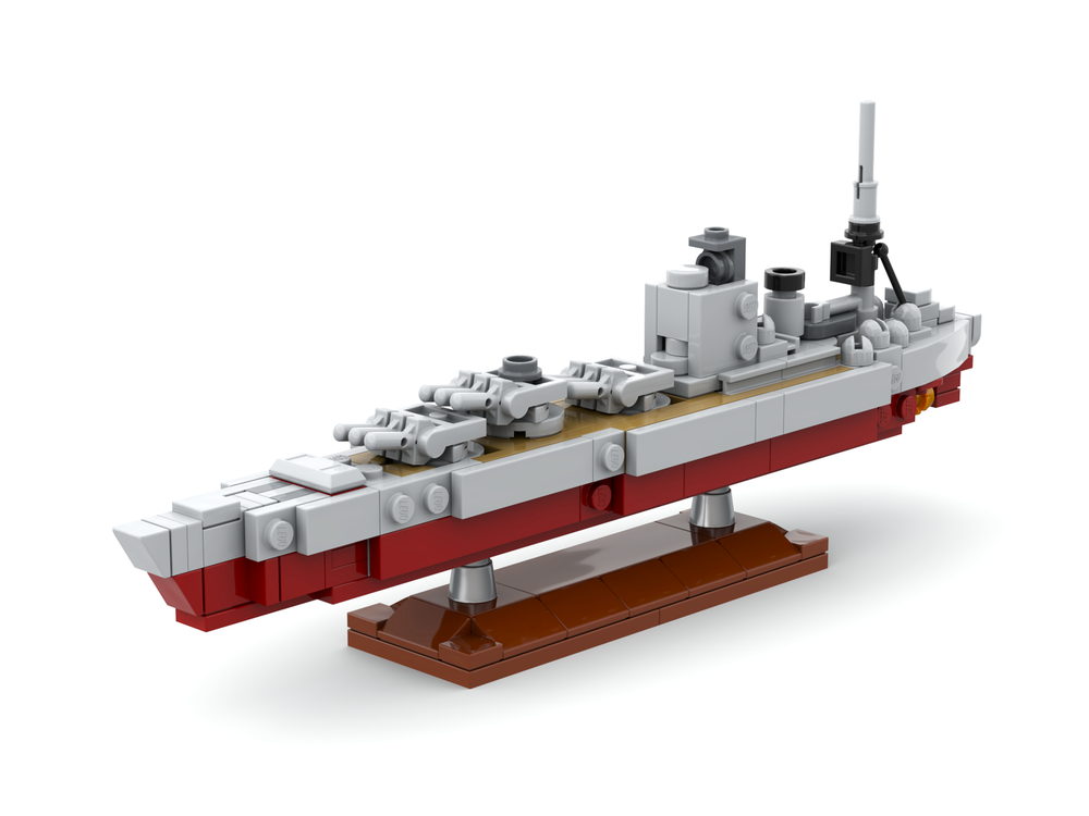 LEGO MOC-238680 HMS Rodney Battleship by The Bobby Brix Channel ...