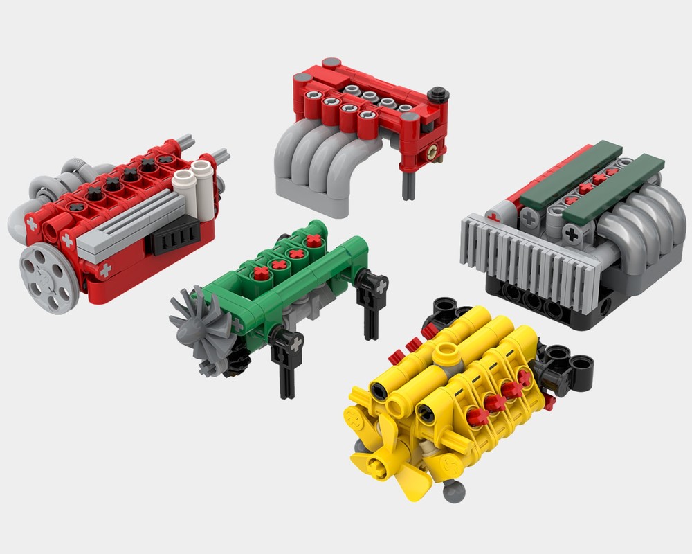 LEGO MOC Free Engine Collection by Nico71 | Rebrickable - Build with LEGO
