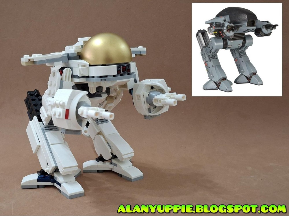 LEGO MOC-238707 ED-209 Mech (Robocop 1 movie) , alternative built of ...