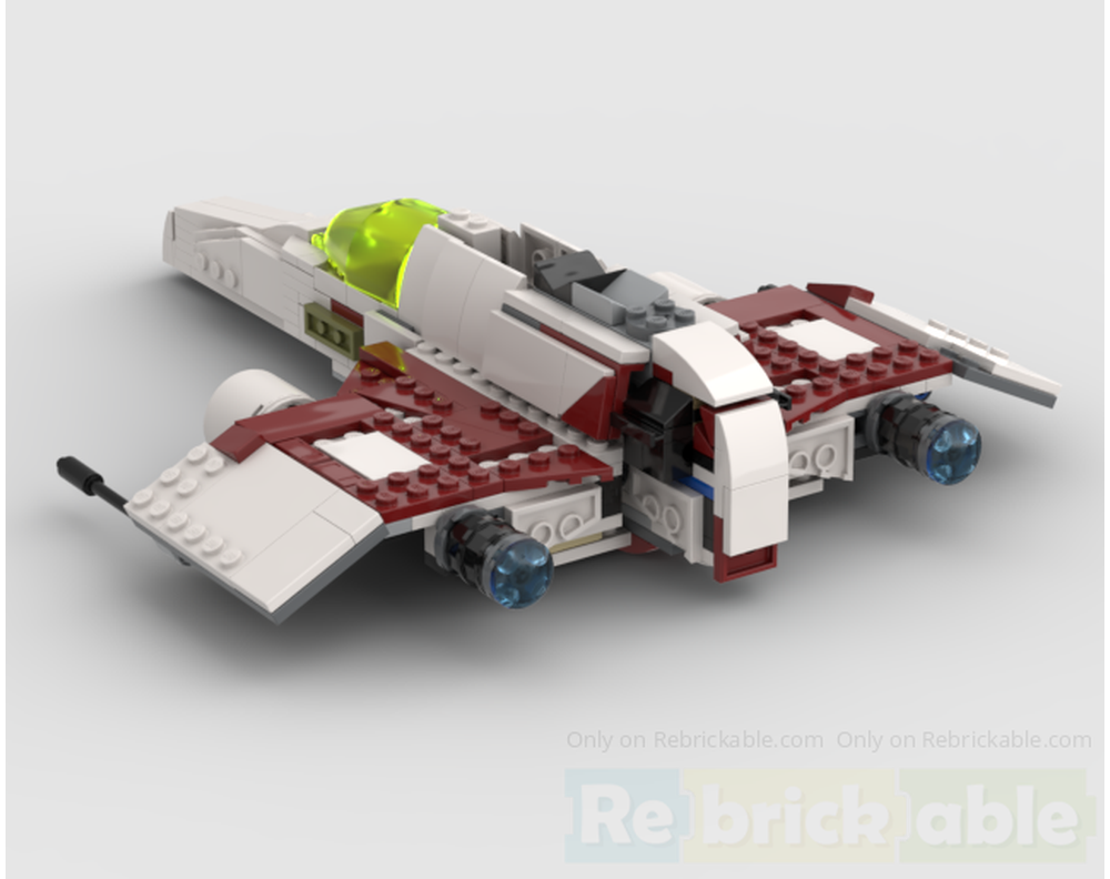 LEGO MOC-238777 75432 E-wing and stand by Revenge_Of_The_Brick ...