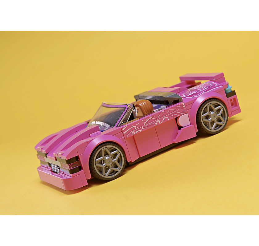 LEGO MOC-238852 77241 Pink Speedster by Keep On Bricking