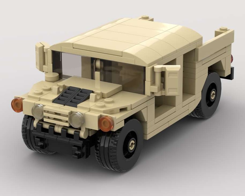 LEGO MOC MOC deserted Humvee by Brickmilitaryworld | Rebrickable ...