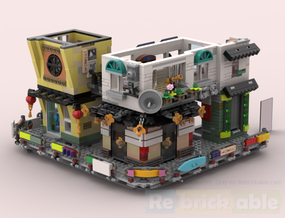 LEGO MOC-238959 Ninjago City Neighborhood 3rd and 4th floor by ...