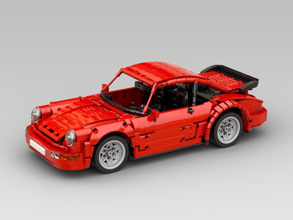 LEGO MOC Porsche 964 Turbo (1:12) Red by Artemy Zotov