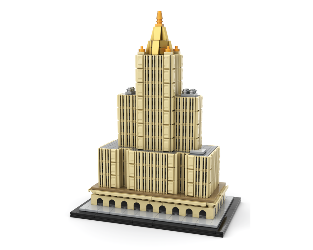 LEGO MOC-239057 New York Life Building 1:800 Scale by SPBrix ...