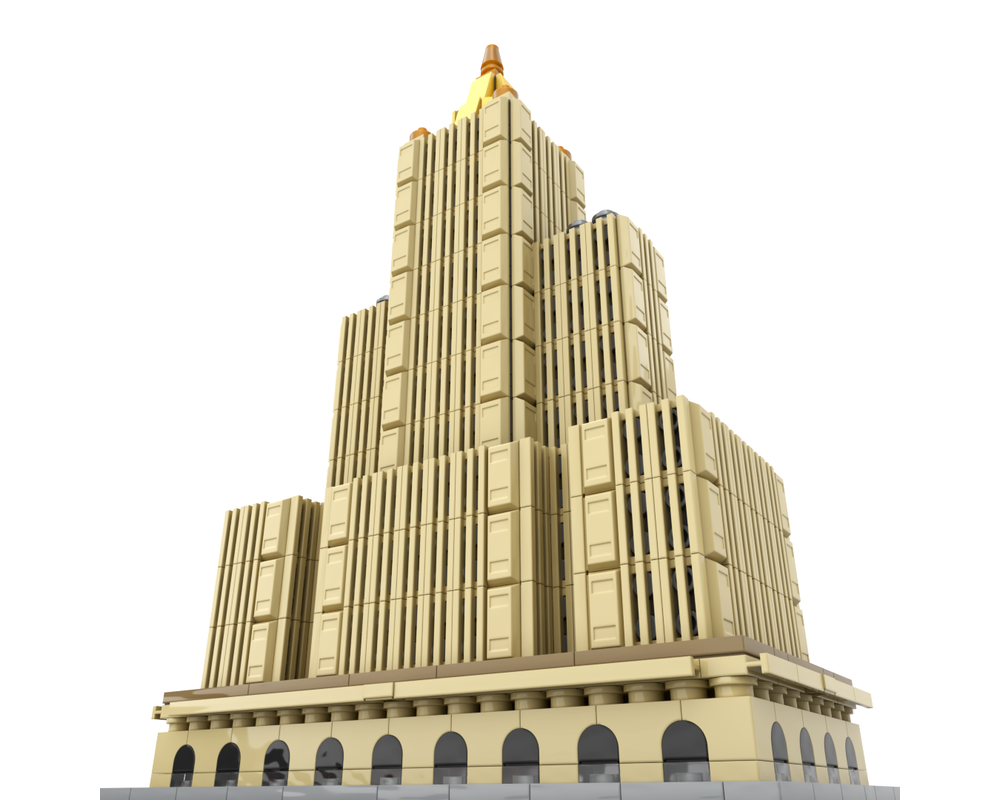 LEGO MOC New York Life Building 1:800 Scale by SPBrix | Rebrickable ...