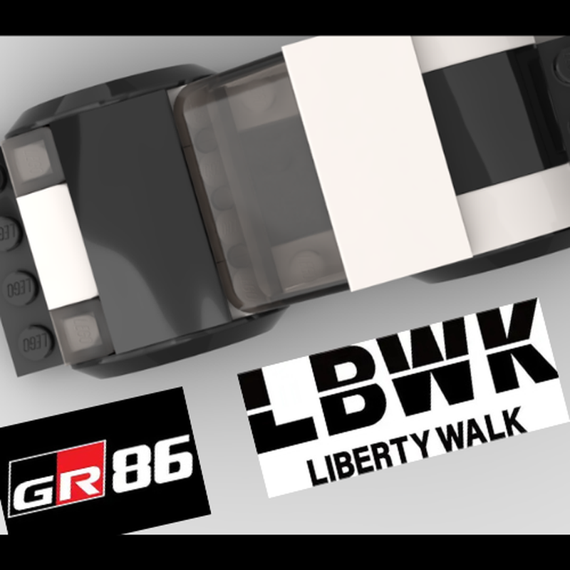 LEGO MOC-239058 LBWK (liberty walk) toyota gr86 by Driftmaster_MOCs™️ ...