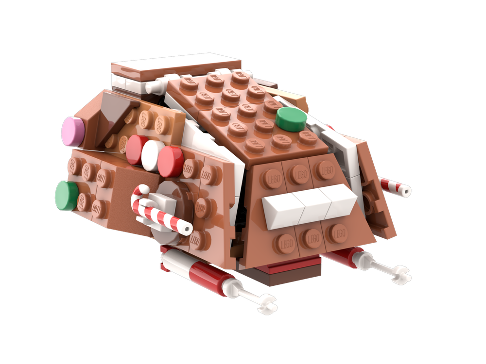 LEGO MOC-239111 40806 - Modified Cockpit/Head for Gingerbread AT