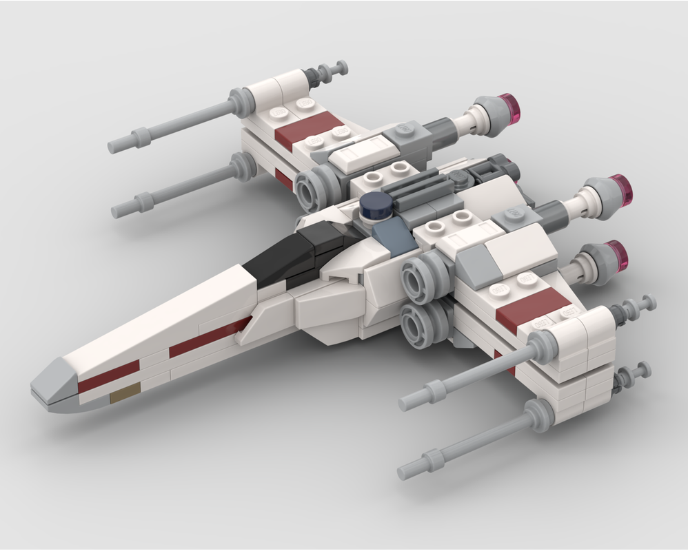 LEGO MOC-239121 Mini (X)-wing (larger scale) by ao-ka | Rebrickable ...
