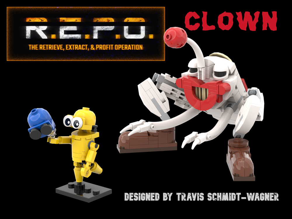 LEGO MOC-239132 R.E.P.O. Clown by Camobricktape | Rebrickable - Build ...