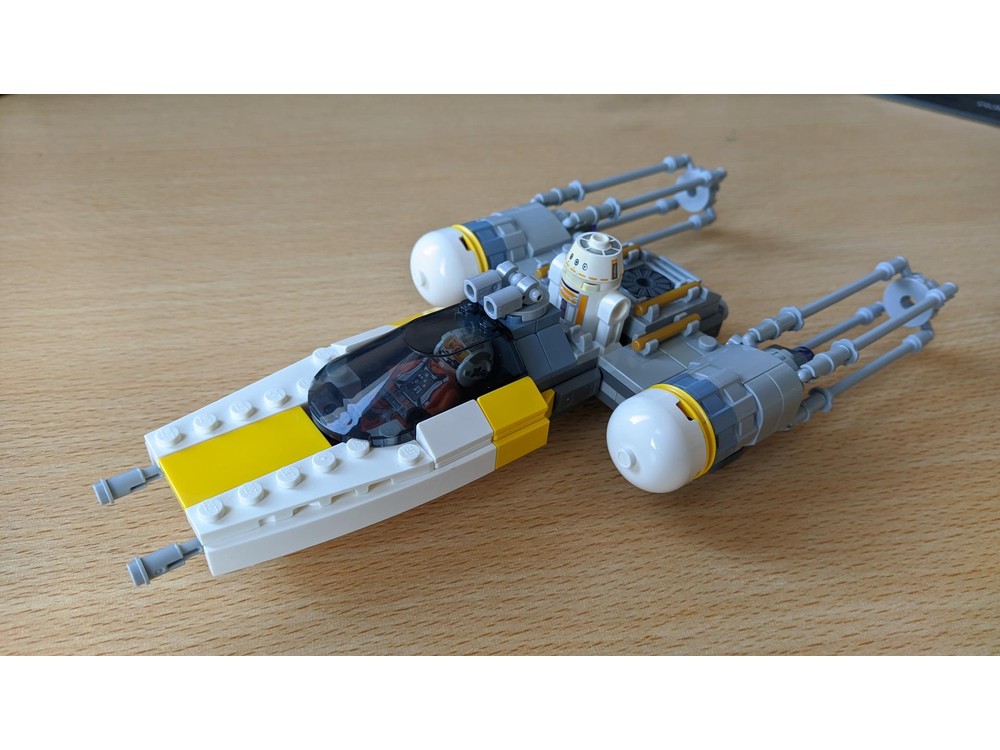 LEGO MOC-239166 75365 MOD Midi-Scale Y-shaped Starfighter by