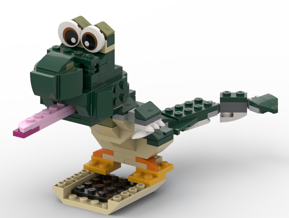 LEGO MOC-239228 Yoshi by P4tp4t | Rebrickable - Build with LEGO