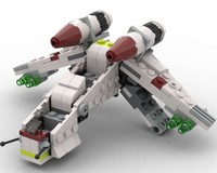 lego star-wars gunship microfighter (2 seater)