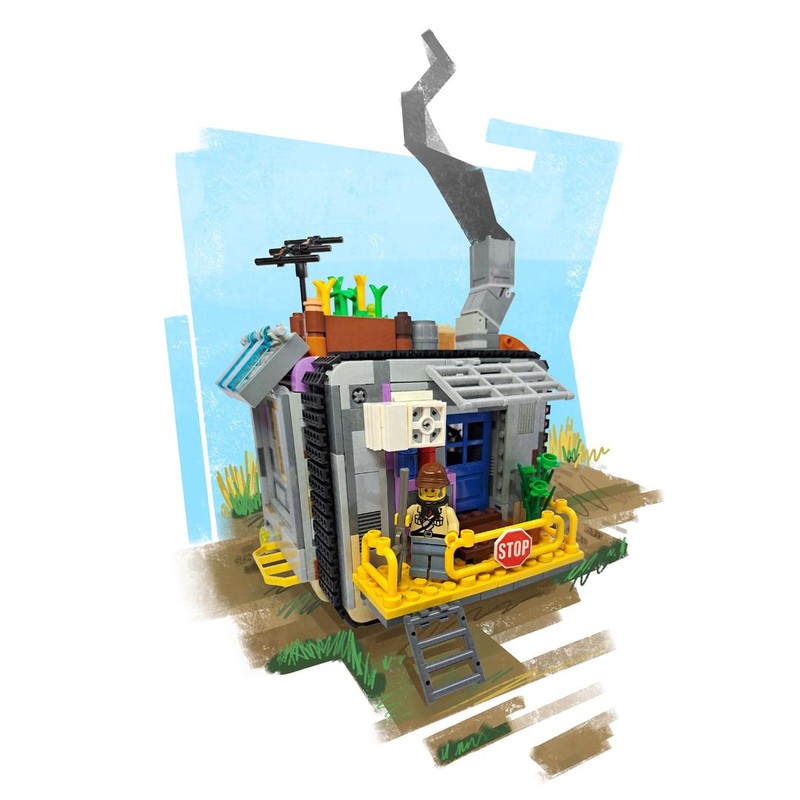 LEGO MOC Mobile Apocalypse Survivor Bunker by CricketBen | Rebrickable ...