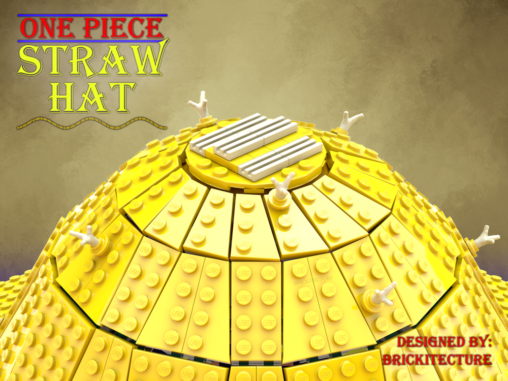 LEGO MOC-239346 One Piece: Straw Hat by Brickitecture_Bricks ...
