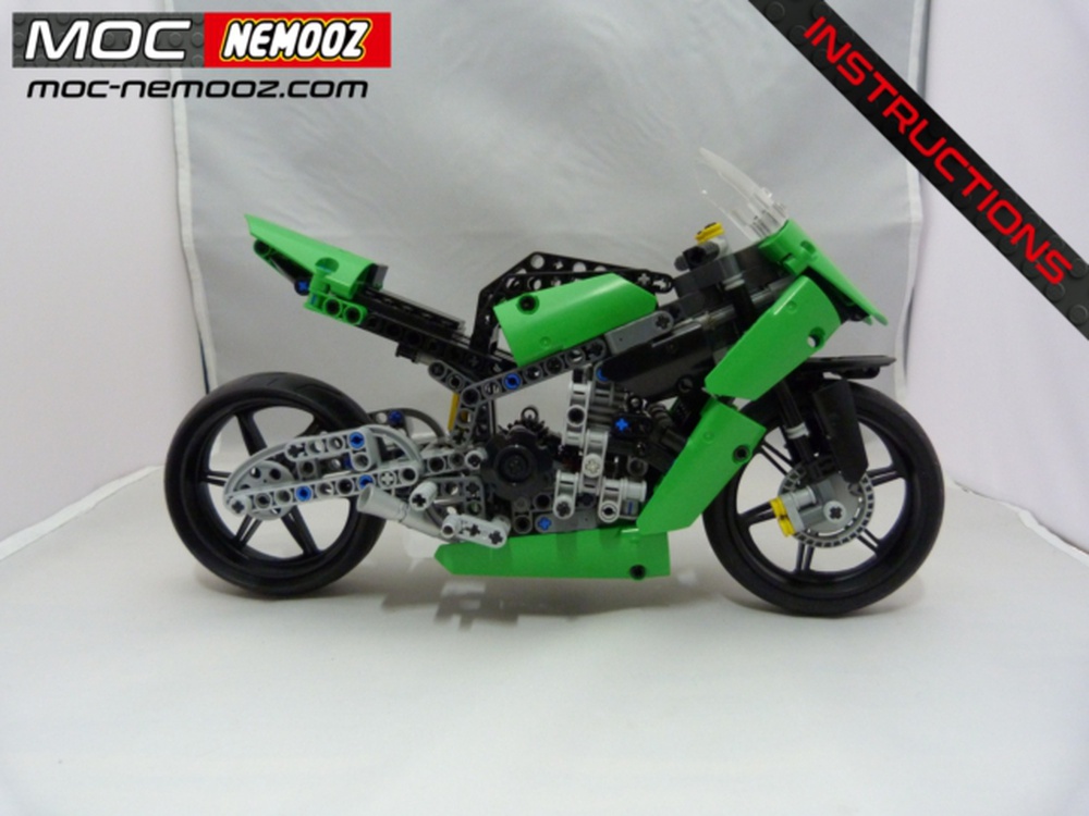 LEGO MOC KAWASAKI ZX10 R by MOC NEMOOZ