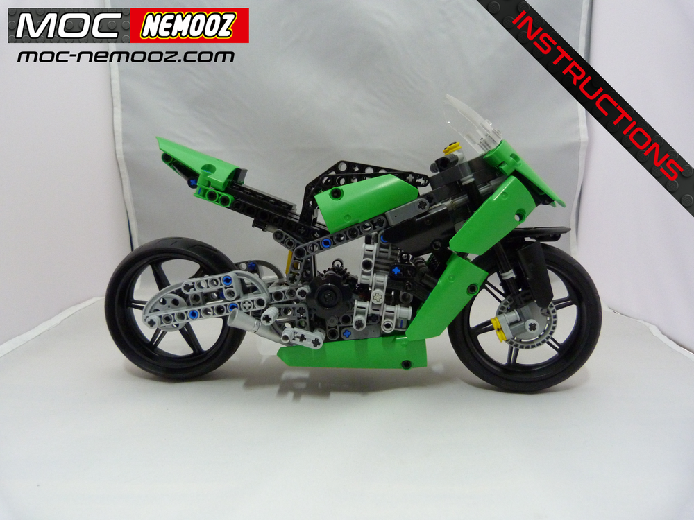LEGO MOC KAWASAKI ZX10 R by MOC NEMOOZ | Rebrickable - Build with LEGO