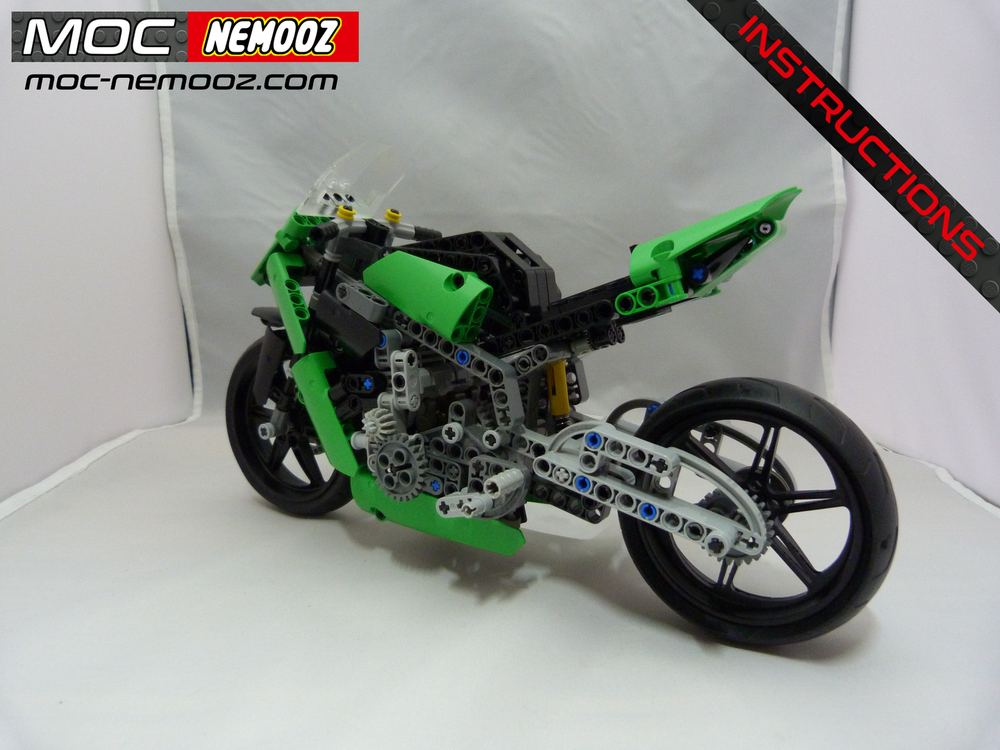LEGO MOC KAWASAKI ZX10 R by MOC NEMOOZ | Rebrickable - Build with LEGO