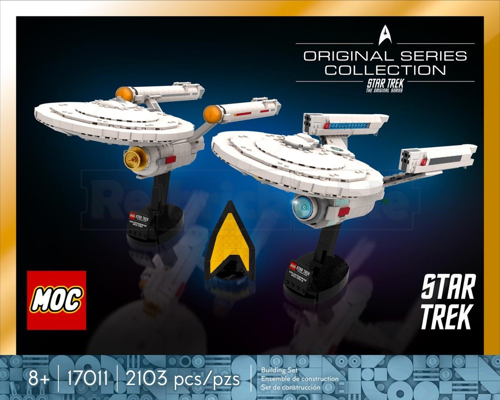 LEGO MOC-239363 The Star Trek Original Series Enterprise Bundle by