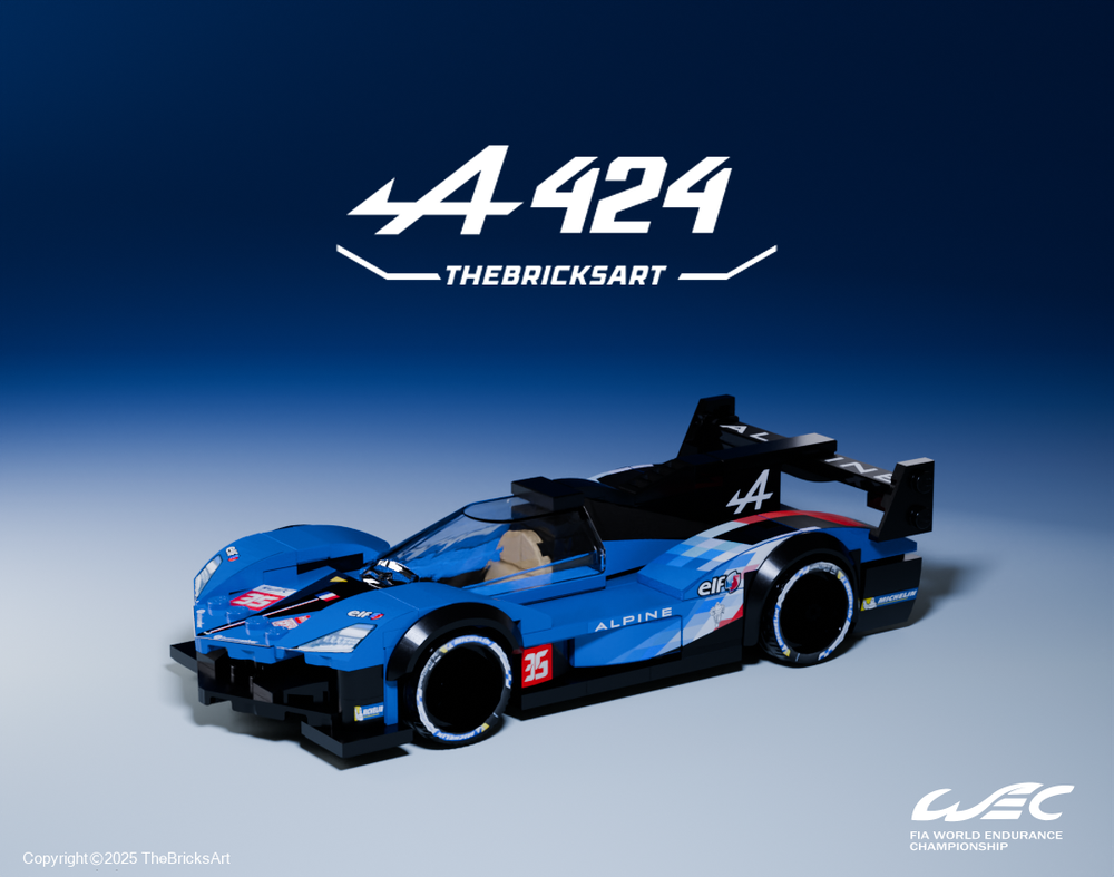 LEGO MOC ALP. A424 WEC by ILbricksArt | Rebrickable - Build with LEGO