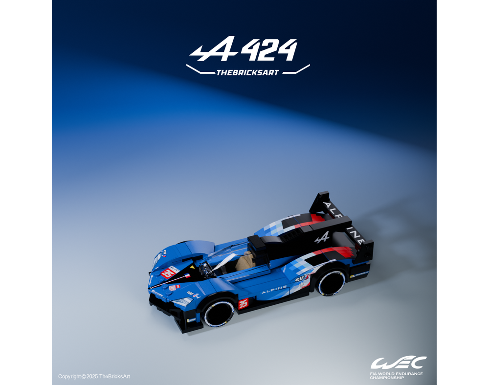 LEGO MOC-239367 ALP. A424 WEC by ILbricksArt | Rebrickable - Build