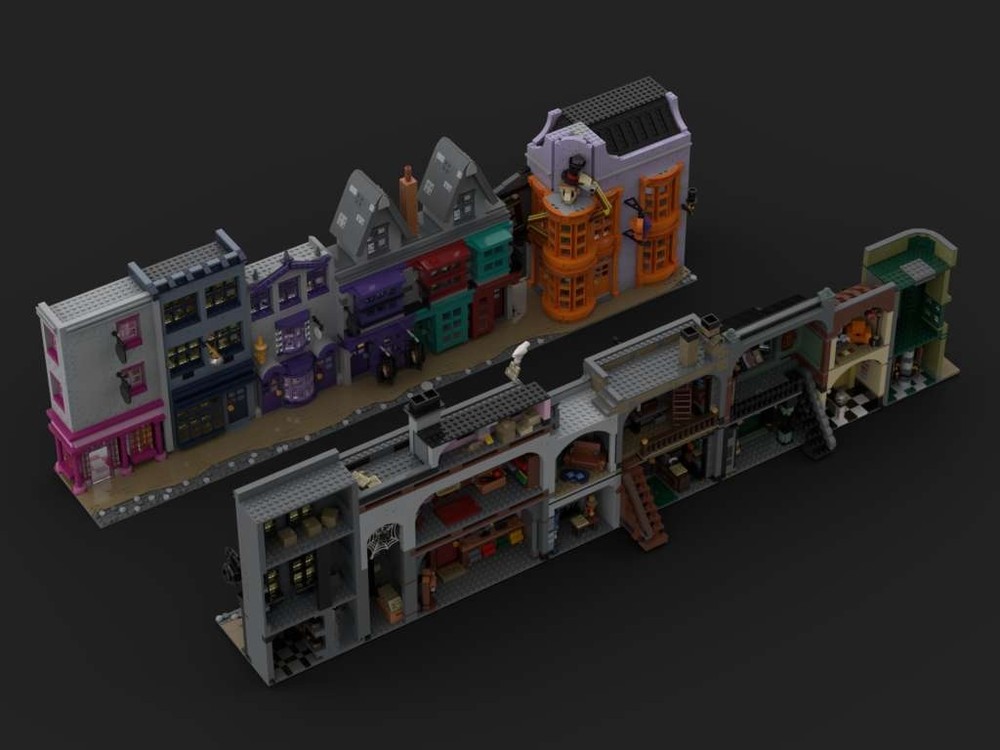 LEGO MOC-239399 Diagon Alley 75978 Extension by cecivier