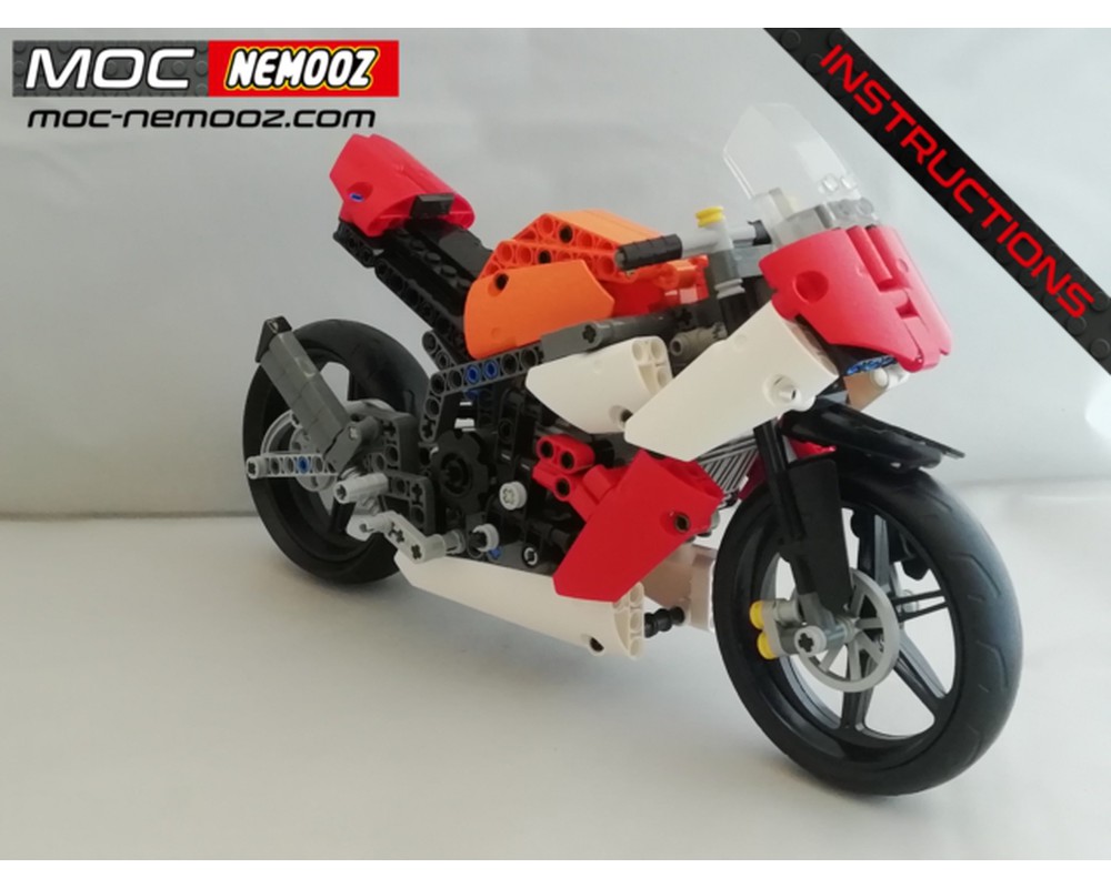 LEGO MOC HONDA CBR 1000 by MOC NEMOOZ | Rebrickable - Build with LEGO