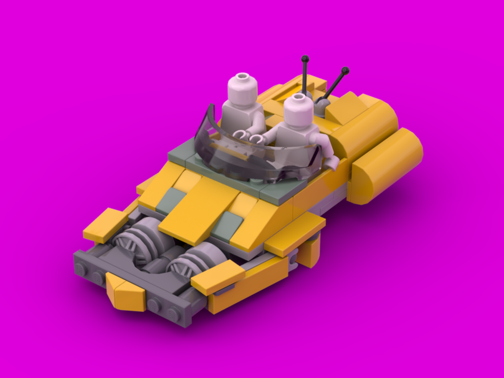 LEGO MOC-239407 Anakins XJ-6 airspeeder by RickrollR | Rebrickable ...