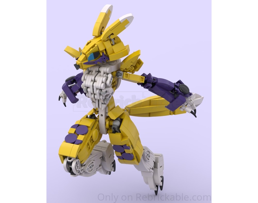 LEGO MOC-239416 Digimon Tamers Renamon by pb01 | Rebrickable - Build ...