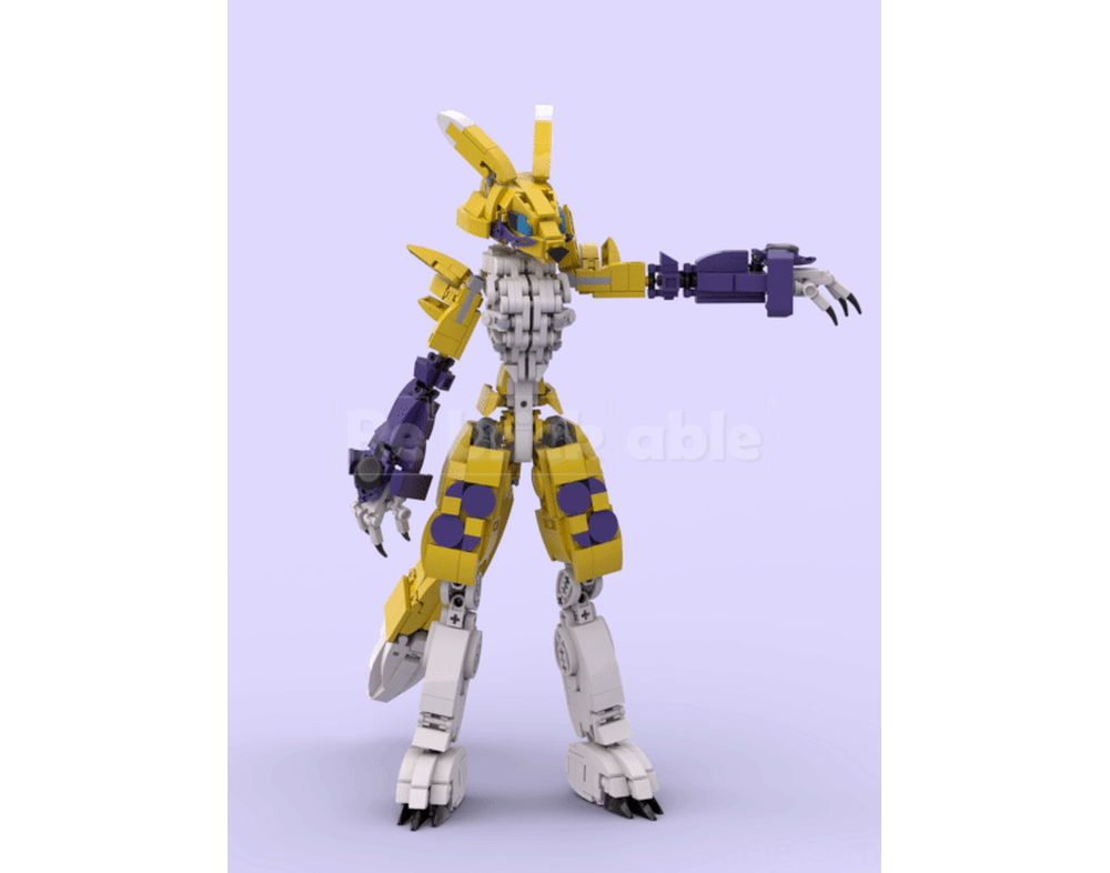 LEGO MOC-239416 Digimon Tamers Renamon by pb01 | Rebrickable - Build ...