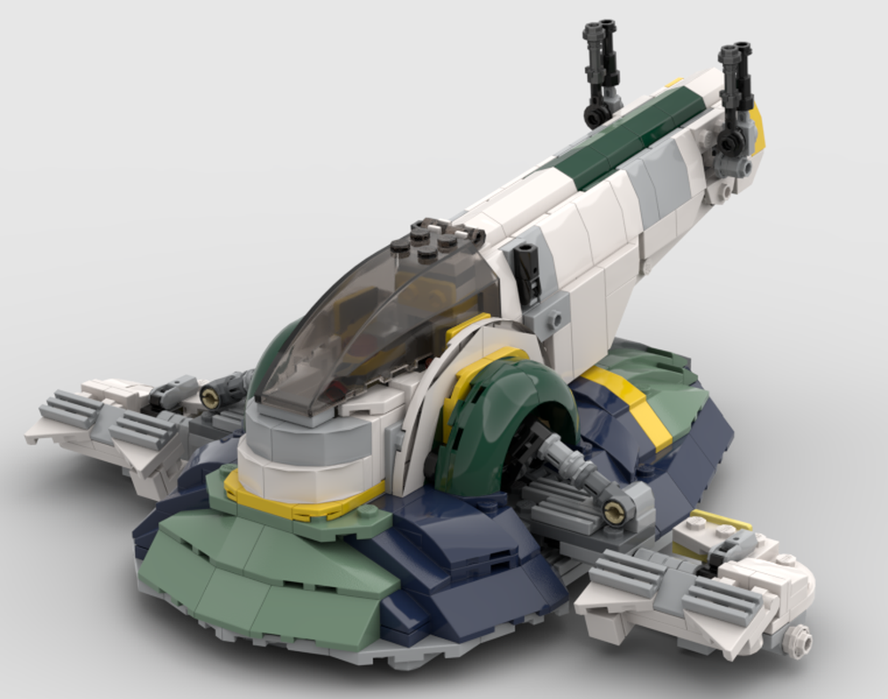 かいページ LEGO MOC-239488 Jango's Slave I (75433 Modification) by