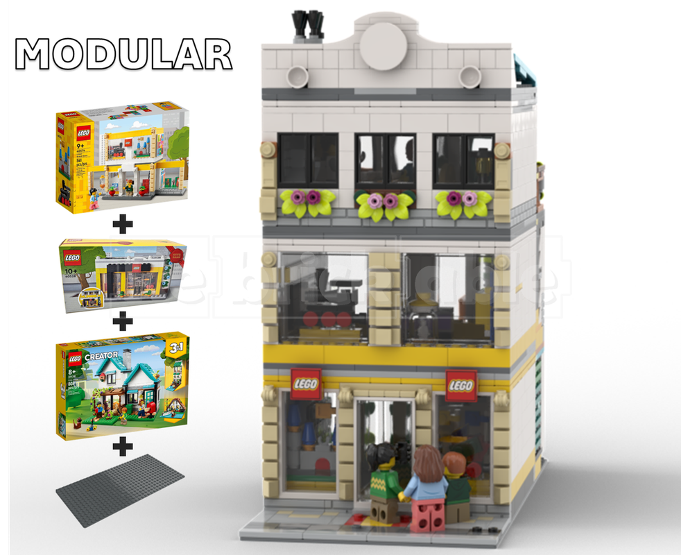 LEGO MOC-239503 Modular Lego store by brickholmbuilds | Rebrickable ...