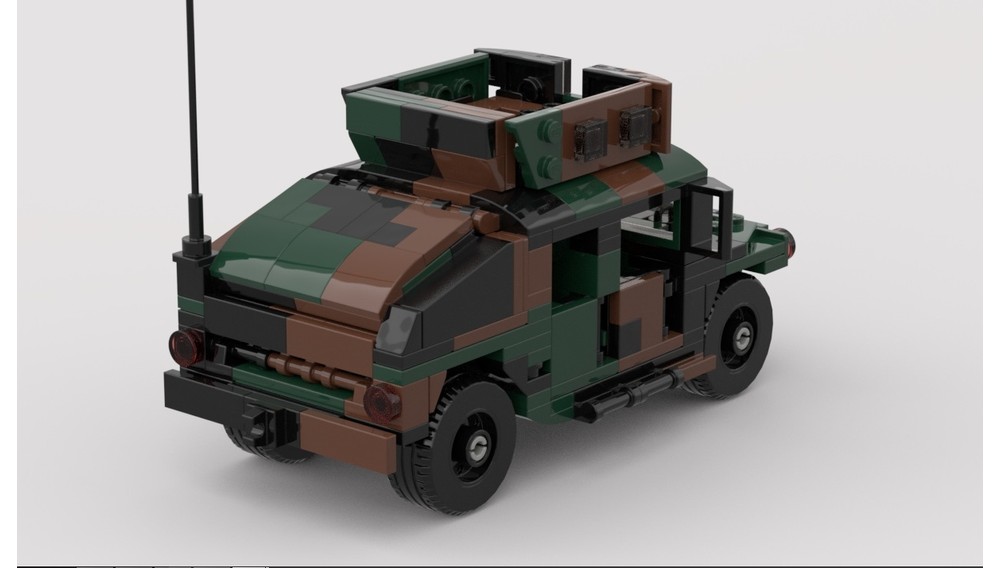 LEGO MOC-239515 Humvee Woodland by Brickmilitaryworld | Rebrickable ...