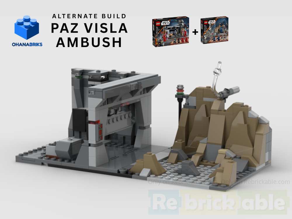 LEGO MOC-239590 Paz Vizsla Last Stand – Alternate Build (75386 +