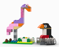 10713 Flamingo and penguin
