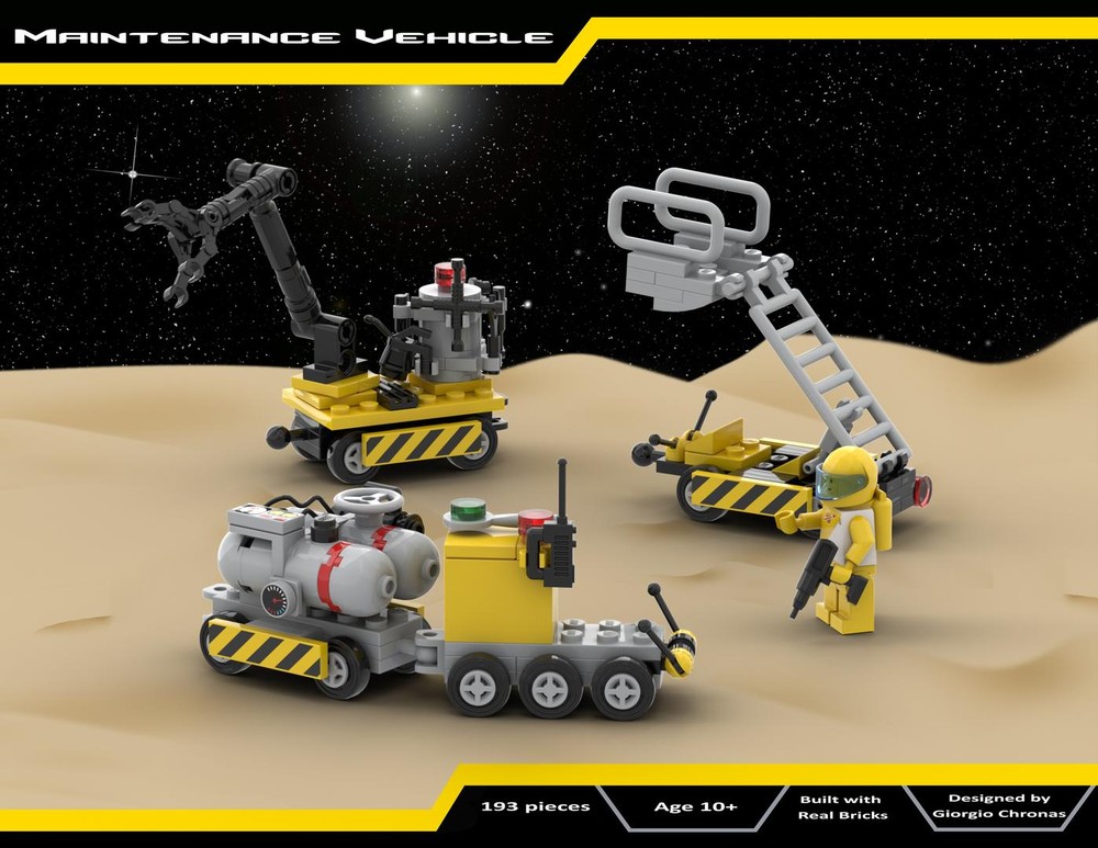 LEGO MOC-239625 Maintenance Vehicle by Legocionado | Rebrickable ...