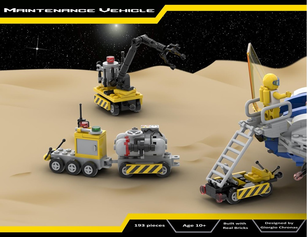 LEGO MOC-239625 Maintenance Vehicle by Legocionado | Rebrickable ...