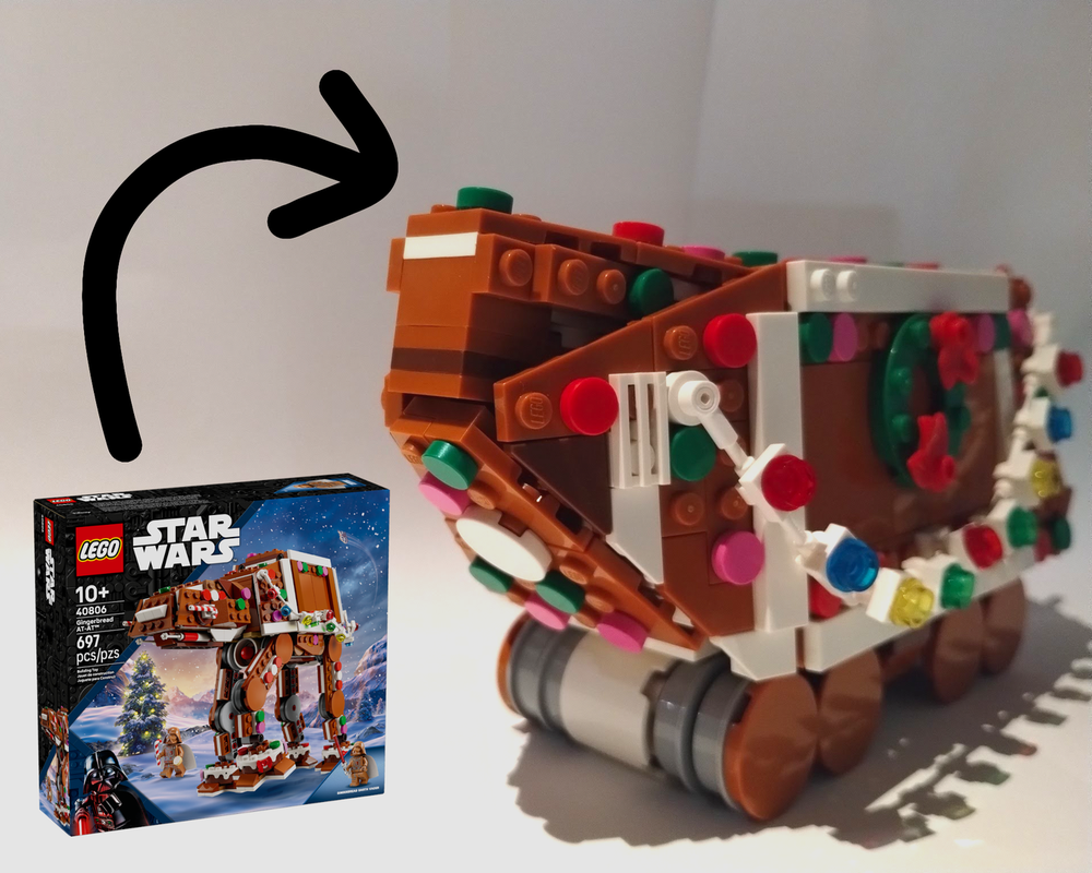 (40806-1 Alternate) Gingerbread Sand Crawler