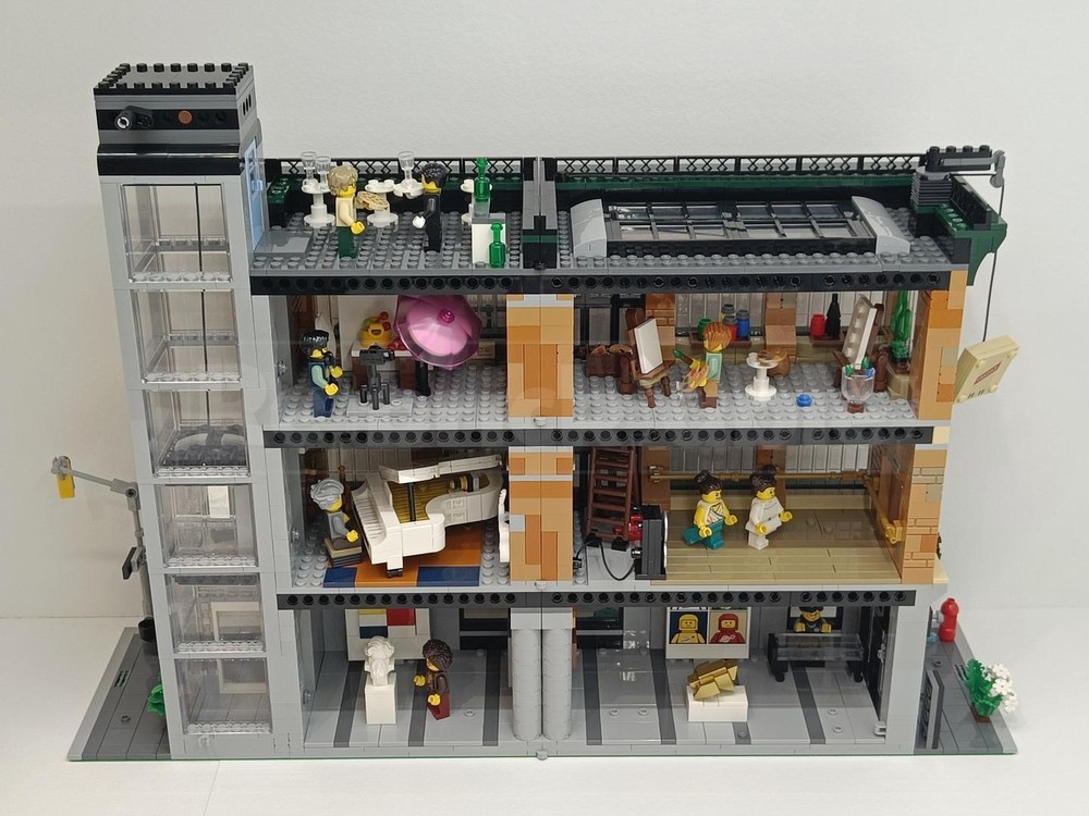 LEGO MOC-239650 The Art Factory modular style base by kiploempia ...