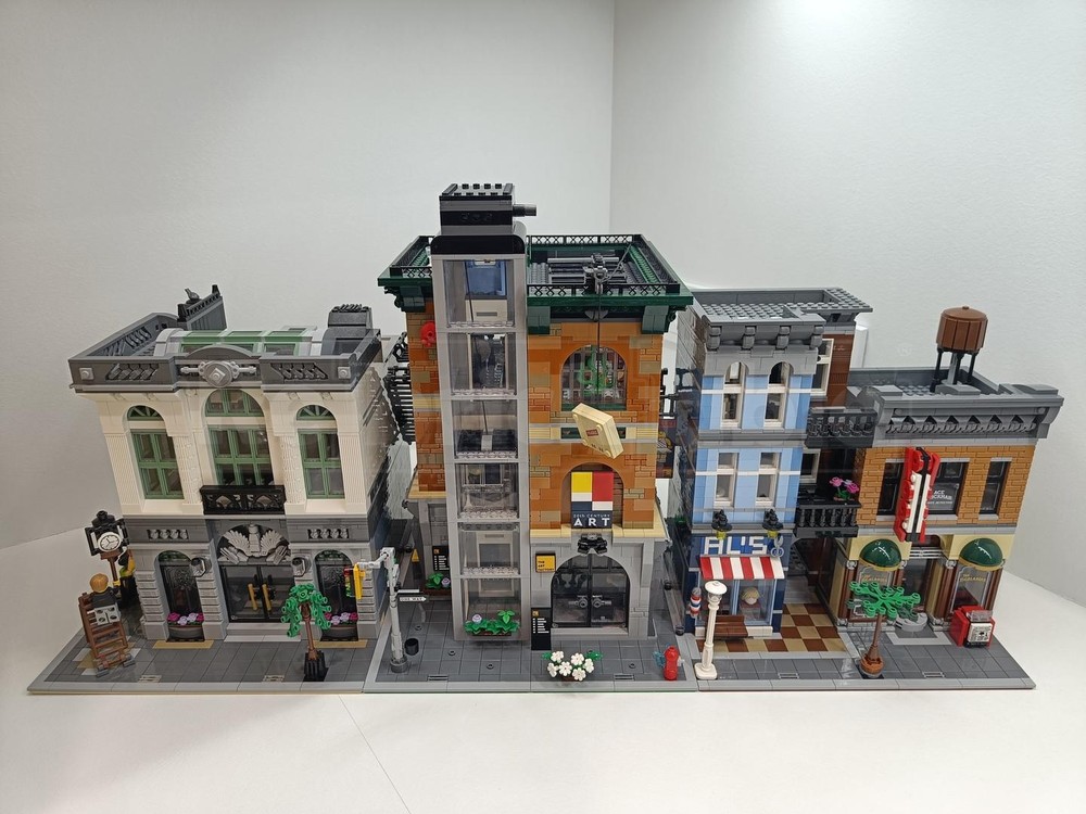 LEGO MOC-239650 The Art Factory modular style base by kiploempia ...