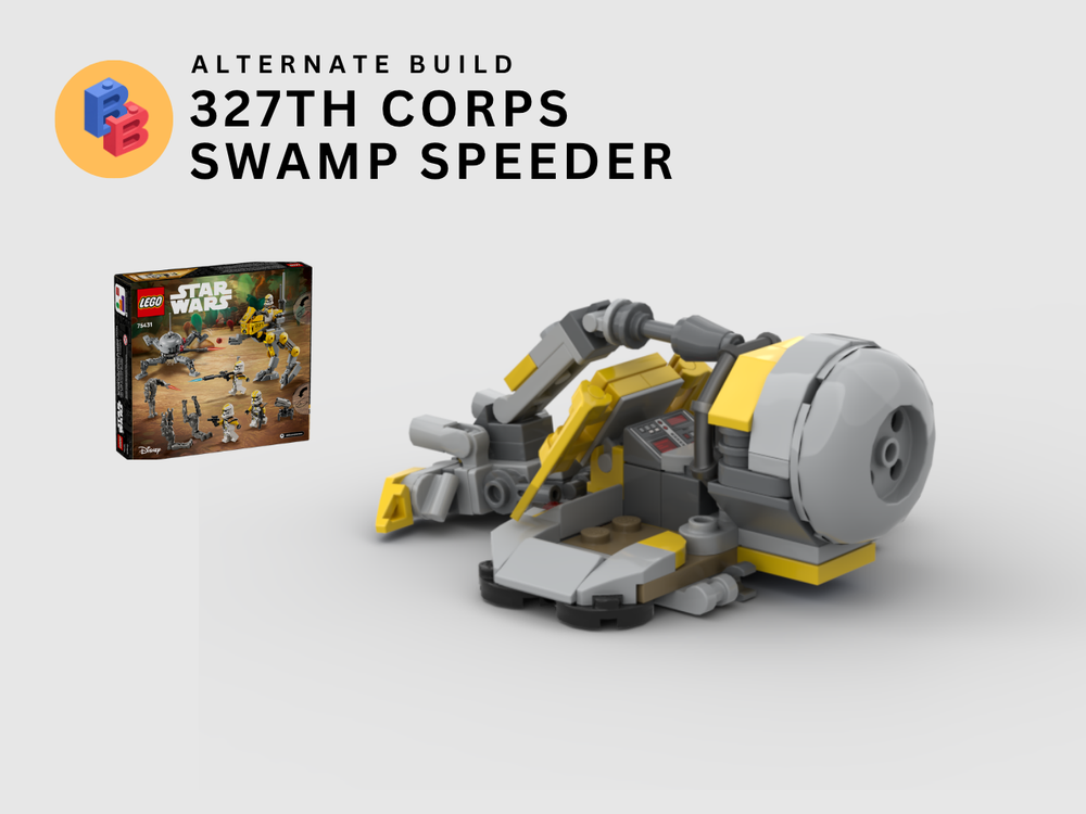 LEGO MOC-239699 327th Star Corps Swamp Speeder - 75431 Alternate