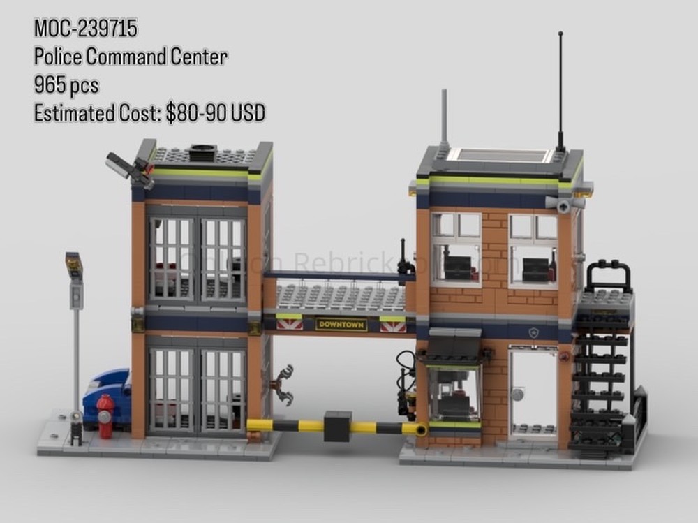 LEGO MOC-239715 Police Command Center by BrickProStudios Films ...