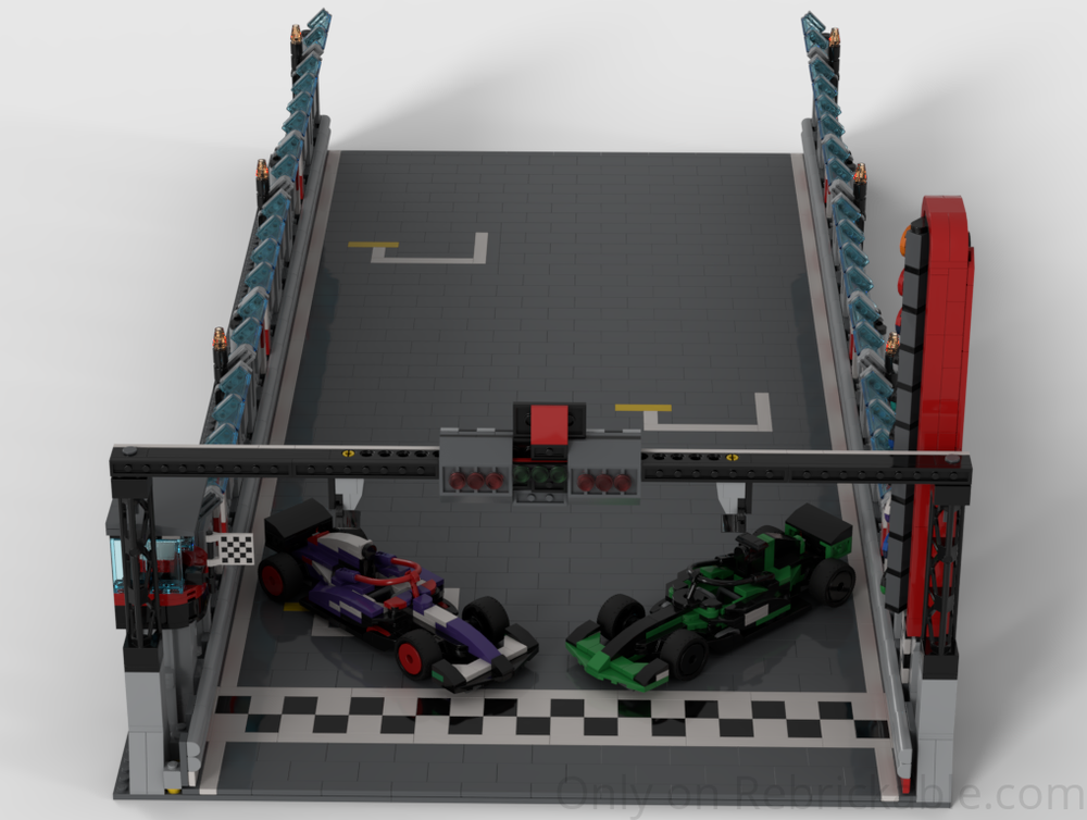 LEGO MOC-239757 60474 v3MOC (VCARB01 & Sauber with F1 Start-Finish Line ...