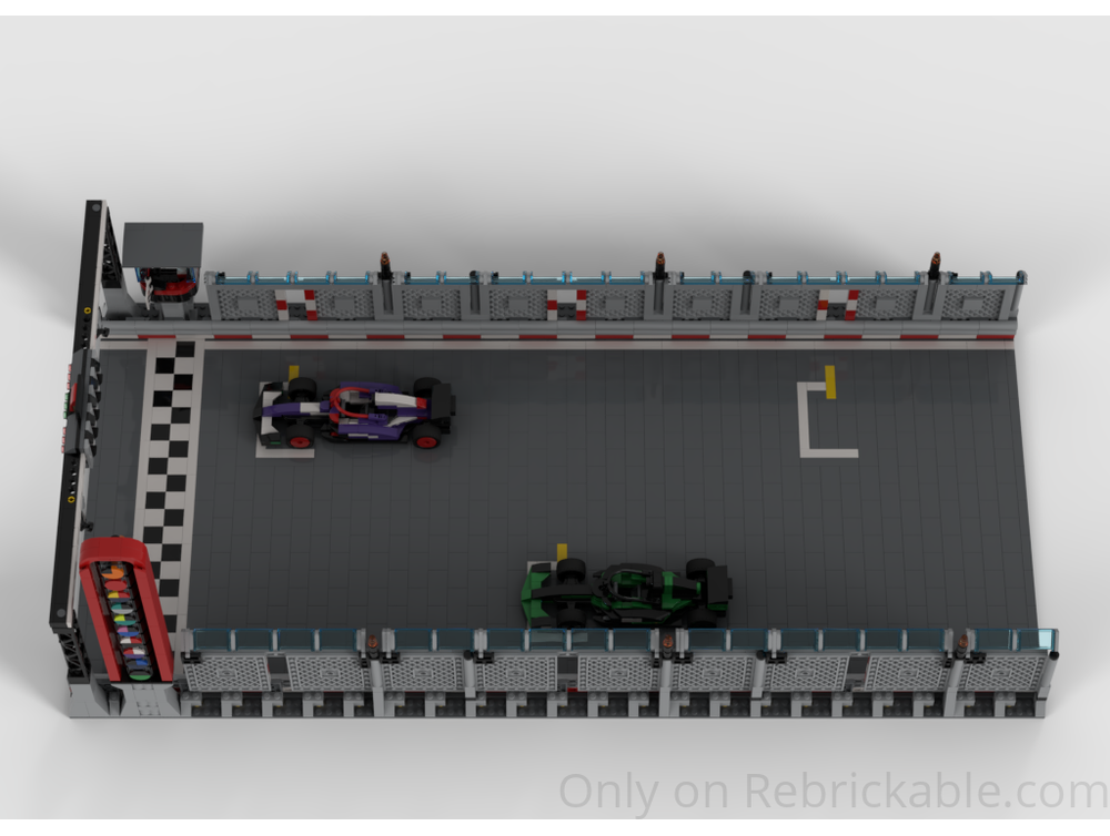 LEGO MOC-239757 60474 v3MOC (VCARB01 & Sauber with F1 Start-Finish Line ...