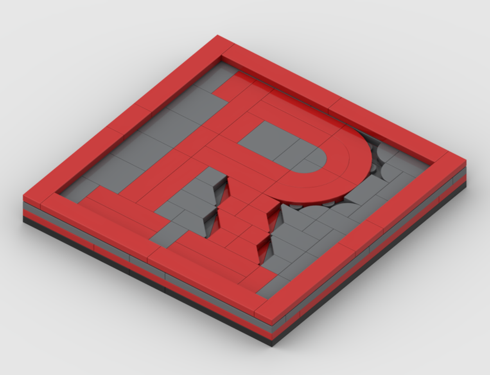 LEGO MOC-239763 Rutgers University Coaster by HoboMan000 | Rebrickable ...