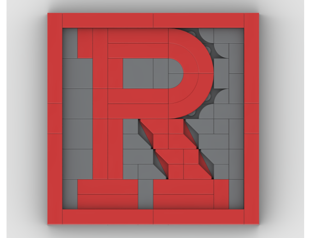 LEGO MOC-239763 Rutgers University Coaster by HoboMan000 | Rebrickable ...