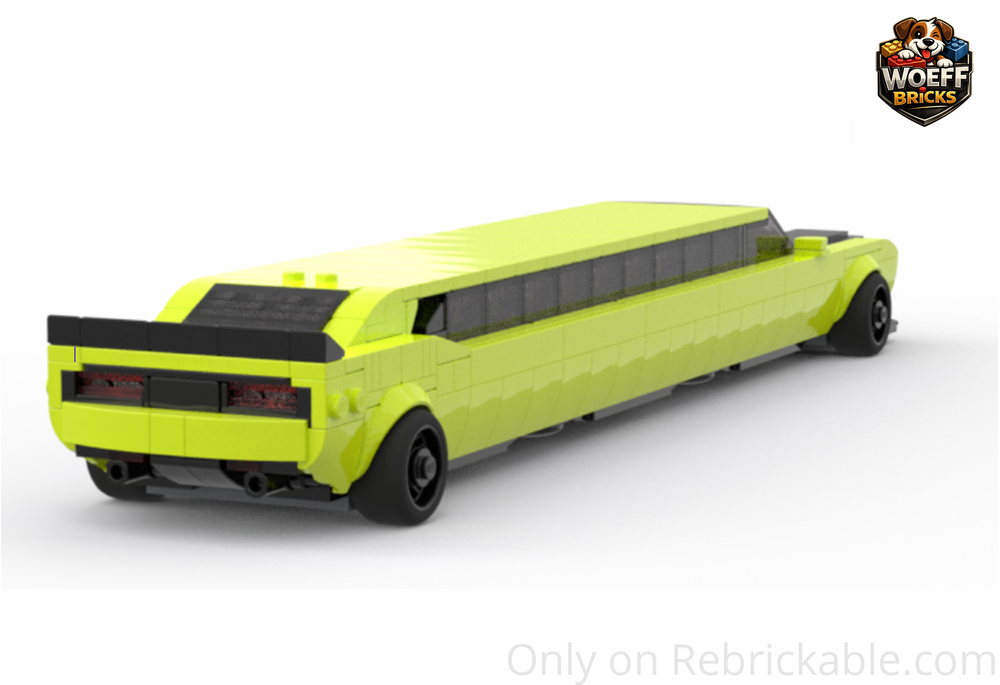 LEGO MOC-239805 77237 Dodge Challenger SRT Hellcat Limousine by Woeff ...