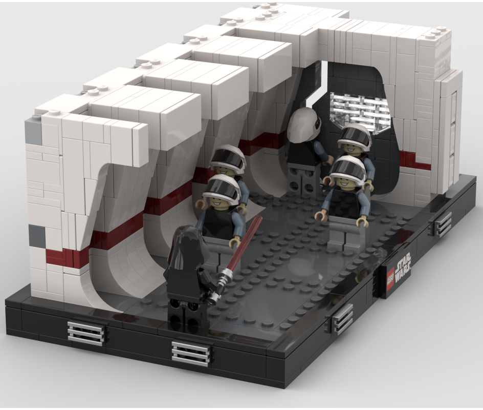 LEGO MOC Rogue One Hallway Diorama by Bonsai Bricks | Rebrickable ...