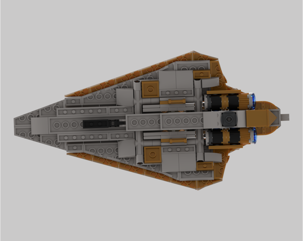 LEGO MOC Jocasta Nu's Delta 7-B Starfighter by SouthWestNMBricks