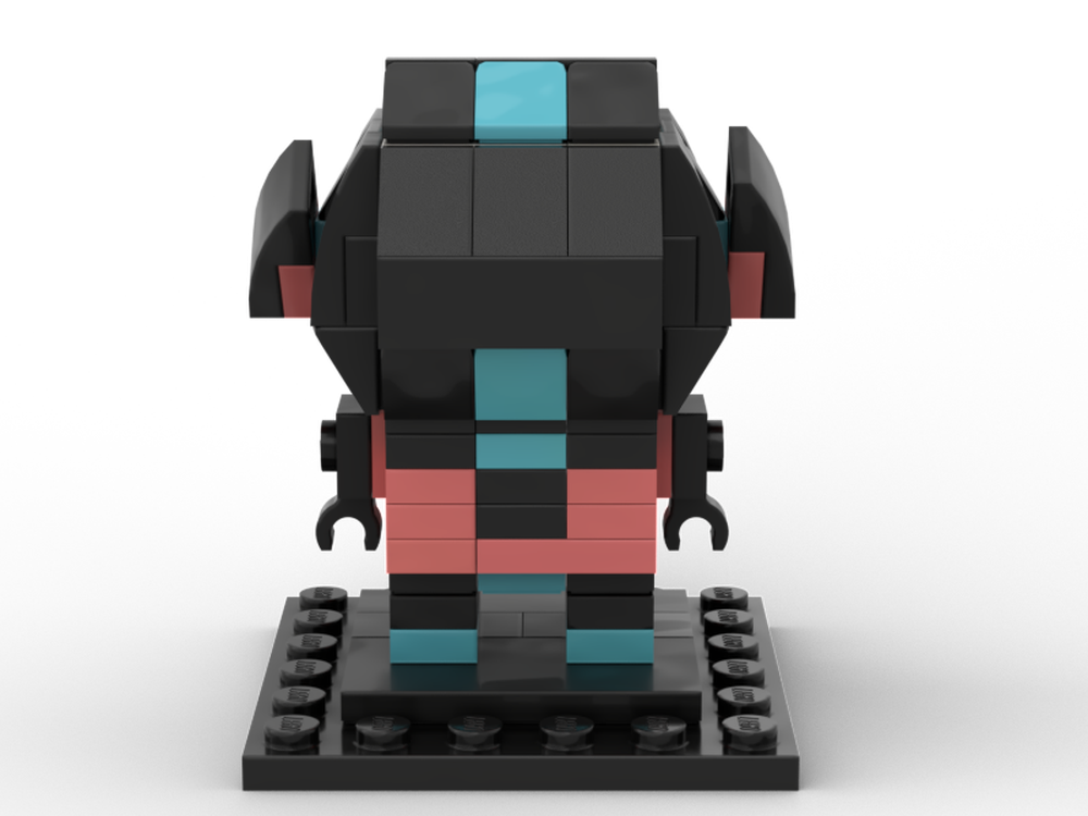 LEGO MOC-239836 Small Zentreya cyborg helmet by Bricksy32 | Rebrickable ...